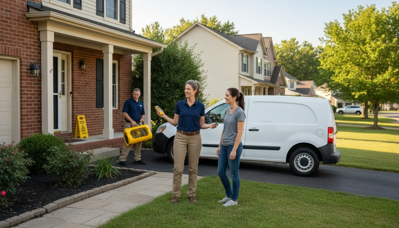 Water restoration image for Dehumidification And Cleanup Services in Copperas Cove, TX